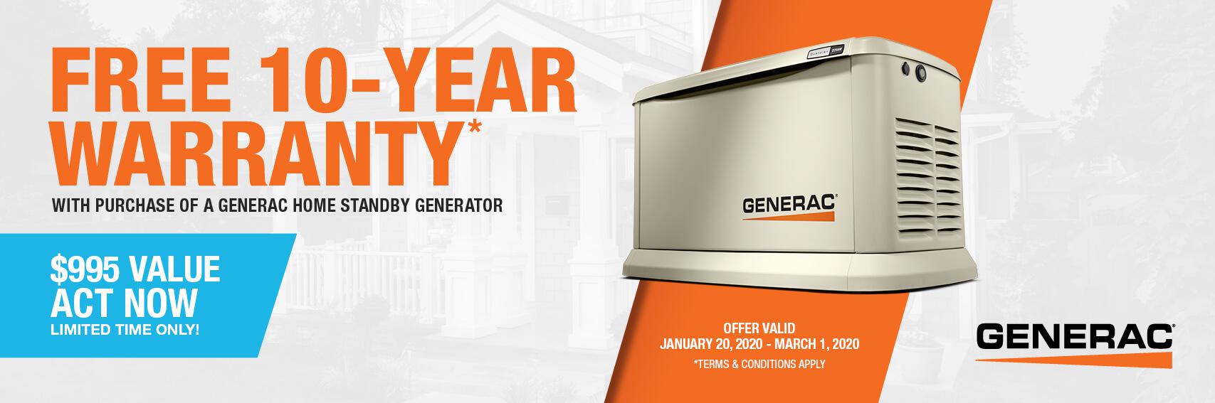 Homestandby Generator Deal | Warranty Offer | Generac Dealer | BLAIRSTOWN, NJ